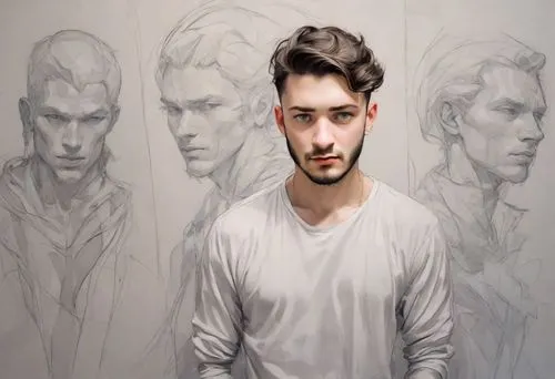 male poses for drawing,aykut,hughart,artist,italian painter,art,Photography,Realistic