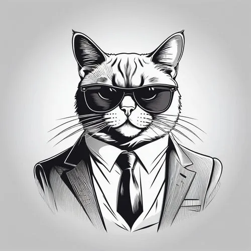 cat vector,cartoon cat,cat line art,cat cartoon,cat portrait,linkedin icon,drawing cat,cat-ketch,tom cat,vector illustration,vintage cat,businessman,cat frame,cat image,tuxedo,tuxedo just,british shorthair,cat sparrow,cat drawings,doodle cat,Illustration,Black and White,Black and White 04