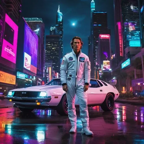 80s,man in pink,bobby-car,futuristic,cyberpunk,80's design,lincoln capri,neon arrows,merc,elektrocar,miami,terminator,would a background,1980's,neon human resources,pedestrian,album cover,drive,hd wallpaper,ayrton senna,Photography,General,Natural