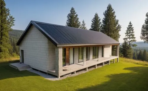 passivhaus,electrohome,grass roof,greenhut,glickenhaus,small cabin,Photography,General,Realistic