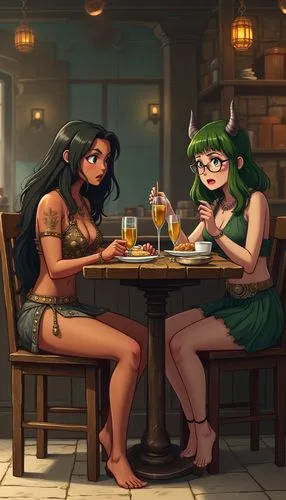 barmaids,gnomes at table,fauns,drinking party,damsels,sorceresses,reunidas,bombshells,halflings,kafana,reinas,golias,priestesses,lesbia,taverns,amazonians,elves,mojitos,huaylas,harpies