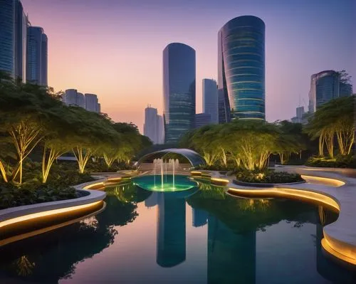 dubai garden glow,singapore,guangzhou,dubay,dubia,singapore landmark,damac,songdo,abu dhabi,difc,xiamen,shenzen,jumeirah,doha,shangrila,suzhou,dubai fountain,rotana,xujiahui,sathorn,Illustration,Realistic Fantasy,Realistic Fantasy 31