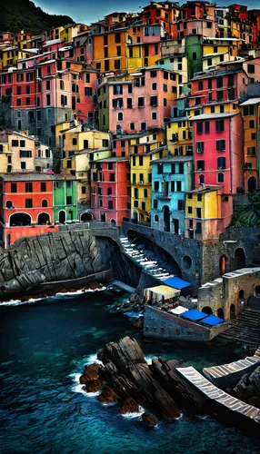 italy liguria,liguria,cinque terre,camogli,vernazza,portofino,manarola,italia,italy,italian painter,colorful city,genoa,naples,colorful water,scilla,splendid colors,sorrento,buildings italy,amalfi,fishing village,Illustration,Abstract Fantasy,Abstract Fantasy 09