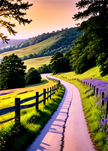 country road,landscape background,beautiful landscape,landscapes beautiful,rural landscape,meadow landscape,nature landscape,landscape nature,purple landscape,countryside,wall,background view nature,natural scenery,green landscape,aaa,home landscape,pathway,tree lined path,lavender fields,pasture fence,Illustration,Black and White,Black and White 34