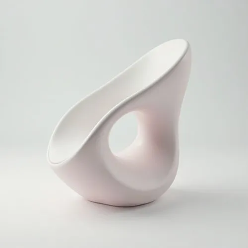 Modern product design, polyethylene material, sleek futuristic shape, smooth matte texture, pastel color palette, minimalist aesthetic, ergonomic curves, rounded edges, subtle reflective surface, indi