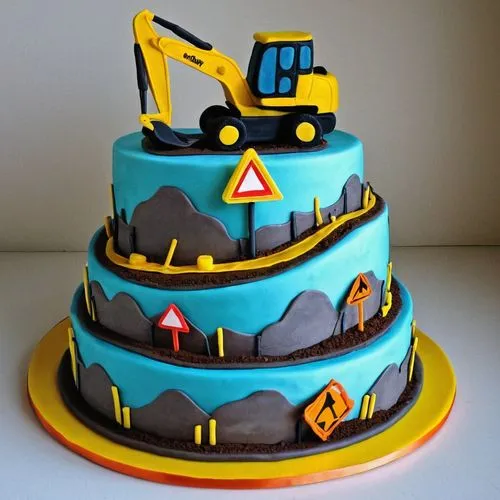 construction vehicle,clipart cake,construction machine,earthmoving,birthday cake,construction industry,Illustration,Abstract Fantasy,Abstract Fantasy 03