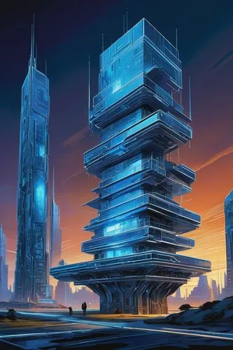 futuristic architecture,cybercity,cybertown,cyberport,futuristic landscape,arcology,sedensky,skyscraper,the skyscraper,futuristic,cyberia,cyberworld,electric tower,skylstad,ctbuh,homeworld,superstructures,supertall,urban towers,the energy tower,Conceptual Art,Oil color,Oil Color 04