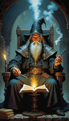 magistrate,sorcerer,scholar,wizard,spellbook,magus,spells,spellcasters,the wizard,magidsohn,spellcasting,conjurer,sorcerers,magistra,mordenkainen,magister,spell,arcanjo,arslanagic,prospero,Illustration,Realistic Fantasy,Realistic Fantasy 06