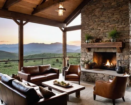 the cabin in the mountains,house in the mountains,house in mountains,fire place,fireplace,fireplaces,blue ridge mountains,home landscape,beautiful home,family room,front porch,sunroom,fireside,luxury home interior,log home,roof landscape,chalet,alpine style,foothills,drakensberg mountains,Illustration,American Style,American Style 04