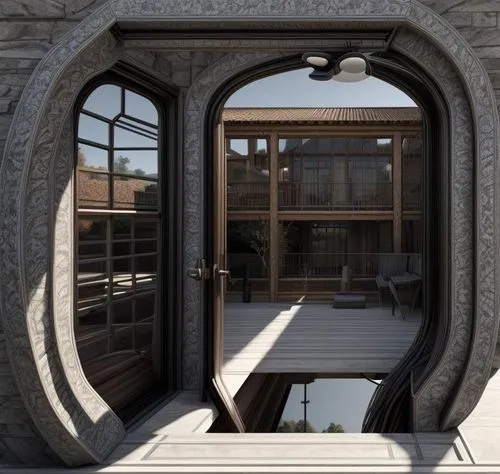 house entrance,trapdoors,garden door,earthship,pergola,block balcony