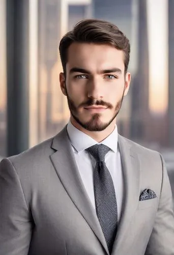 real estate agent,ceo,zegna,zelimkhan,men's suit,businessman,Photography,Realistic