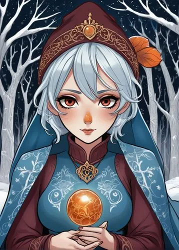 khatuna,the snow queen,alisan,winterblueher,helena,crystal ball,ulyanova,merlin,saiko,matrioshka,elima,luzhin,elenore,parisa,kubera,anastasia,naiko,zhvania,lumi,carmilla,Illustration,American Style,American Style 13