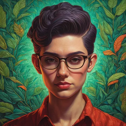 bunches of rowan,child portrait,pompadour,artist portrait,rowan,self-portrait,fantasy portrait,portrait background,portrait of a girl,self portrait,oil on canvas,digital painting,frida,pomade,rowan-tree,romantic portrait,portrait,young man,biologist,portrait of christi,Conceptual Art,Daily,Daily 25