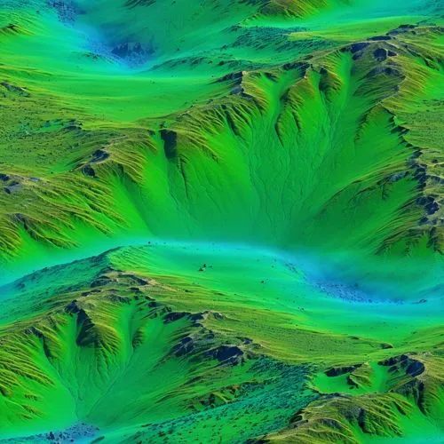 seamless multi colored green and blue alien planet terrain texture,topographer,srtm,chlorophyta,topographic,topography,relief map,lidar,geoid,hydrogeological,fossae,intercrater,hodas,bathymetry,kamcha