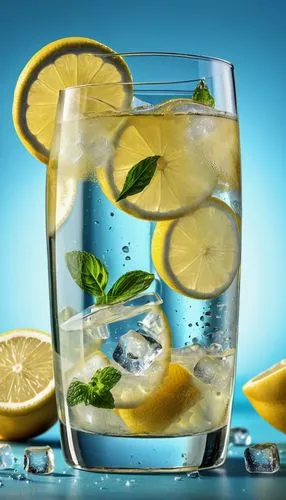 lemonade with ice cubes falling in glass very interesting presentatino,lemon background,lemon wallpaper,distilled beverage,gin and tonic,lemon juice,lemonsoda,ice lemon tea,spritzer,carbonated water,v