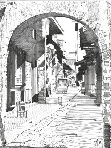 old linden alley,medieval street,alleyway,alley,concept art,caravanserai,narrow street,trajan's forum,backgrounds,popeye village,townscape,escher village,passage,street plan,pompeii,street scene,ancie