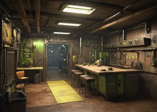 fallout shelter,fallout4,laundry room,the kitchen,kitchen,kitchen interior,sci fi surgery room,kitchenette,big kitchen,fallout,engine room,chemical laboratory,galley,the boiler room,vintage kitchen,chefs kitchen,bunker,basement,kennel,cabinets,Photography,Fashion Photography,Fashion Photography 22