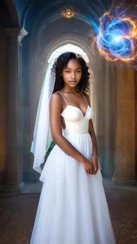 the bride,the angel with the veronica veil,marcedes,obatala,quinceaneras,amerie