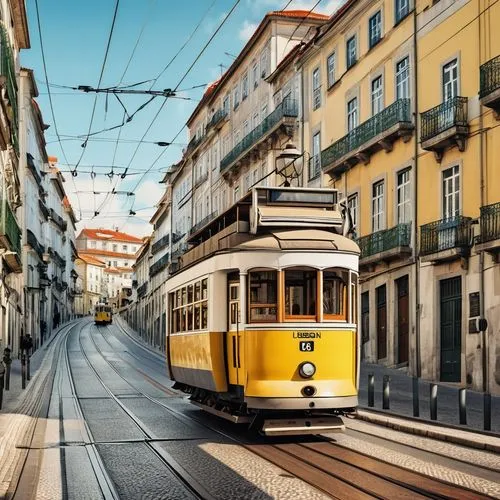 the lisbon tram,lisbon,lisboa,oporto,street car,trolley train,streetcars,porto,tram,tramcars,chiado,trams,tramway,trolley,tramcar,trolleys,cablecar,genua,portugal,tramways