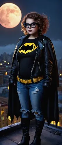 bat,batman,superhero,super moon,plus-size model,silphie,fatayer,gordita,super heroine,lantern bat,catwoman,super hero,rockabella,barb,super woman,caped,crime fighting,superhero background,sexy woman,goth woman,Illustration,Realistic Fantasy,Realistic Fantasy 26