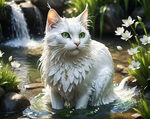 turkish angora,white cat,norwegian forest cat,turkish van,siberian cat,american curl,cats angora,breed cat,domestic long-haired cat,cute cat,cat vector,chinese pastoral cat,maincoon,british longhair cat,cat image,cat european,birman,cat,aegean cat,kurilian bobtail,Conceptual Art,Fantasy,Fantasy 31