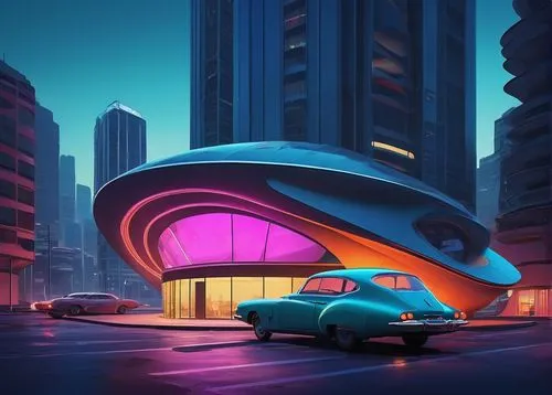 futuristic car,futuristic art museum,futuristic architecture,futuristic landscape,futuristic,3d car wallpaper,volkswagen beetlle,ufo interior,jetsons,concept car,autopia,niemeyer,aircell,flying saucer,teardrop camper,ufo,popmart,spaceship,3d car model,futurist,Illustration,Paper based,Paper Based 17