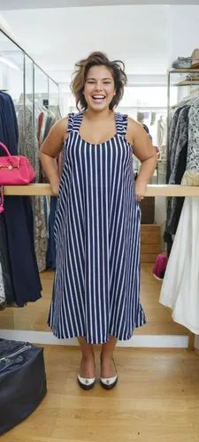 lisaswardrobe,shopgirl,marimekko,muumuu,horizontal stripes,woman shopping,dress shop,saleslady,menswear for women,zoheir,women clothes,women's clothing,fashiontv,alaia,traje,wardrobing,saleswoman,salur,giada,pleat,Female,South Americans,Curtained Hair,Youth & Middle-aged,XL,Happy,Women's Wear,Indoor,Boutique Space