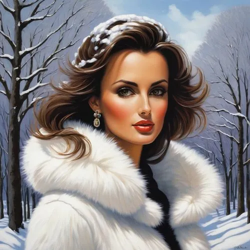 the snow queen,suit of the snow maiden,christmas woman,winter background,snow scene,romantic portrait,white fur hat,ice queen,retro christmas lady,fur clothing,fur coat,glory of the snow,in the snow,ice princess,retro christmas girl,white rose snow queen,wintry,snowy,snow cherry,white lady,Art,Artistic Painting,Artistic Painting 29