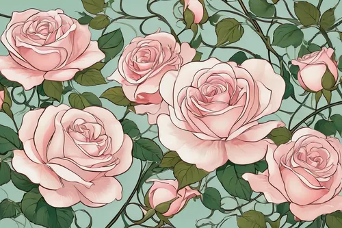 roses pattern,rose flower illustration,floral digital background,flowers png,watercolor roses,noble roses,garden roses,pink roses,floral background,blooming roses,pink floral background,rose roses,rose png,watercolor floral background,rosebushes,porcelain rose,sugar roses,rose flower drawing,watercolor roses and basket,old country roses,Illustration,Retro,Retro 08