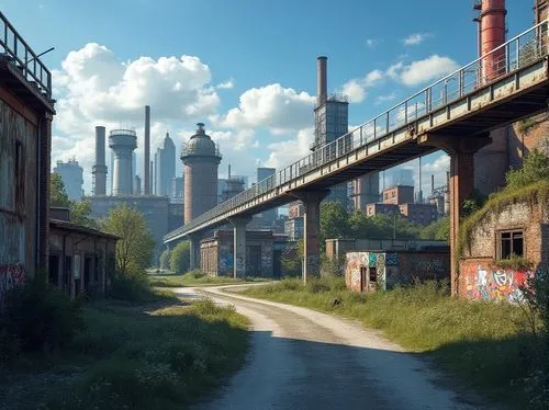 industrial landscape,industrial ruin,fabrik,refinery,postapocalyptic,industrial area,cryengine,factories,industrialism,industrialization,industrial,under the moscow city,ruhr,cosmodrome,post-apocalyptic landscape,industries,brickworks,industrialize,urban landscape,chertkov,Photography,General,Realistic