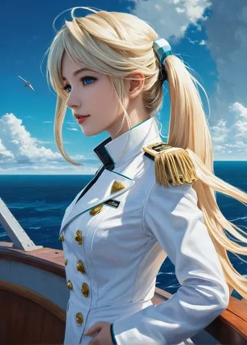 yachtswoman,azzurra,at sea,naval,cocaptain,delta sailor,sailor,silja,nautical star,kantai collection sailor,sea fantasy,ferry,catalina,marineau,thalassa,pacifica,bns,admiral,commandeer,helmsman,Conceptual Art,Fantasy,Fantasy 12