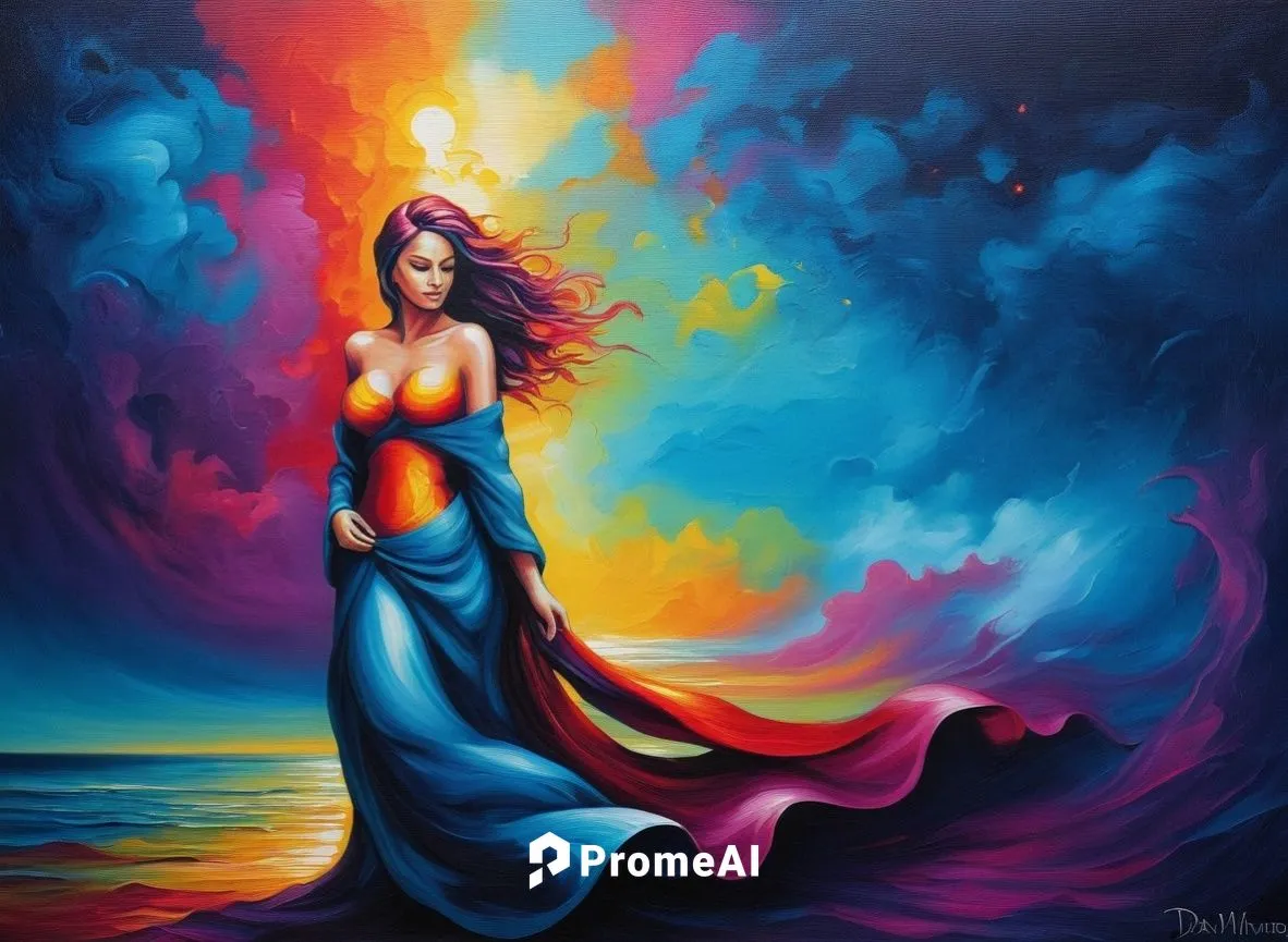 Painting Abstract Body Art Oil Painting
,oil painting on canvas,fantasy art,dubbeldam,neon body painting,art painting,amphitrite,dancing flames,vibrantly,flame spirit,fire dancer,pintura,fire artist,f