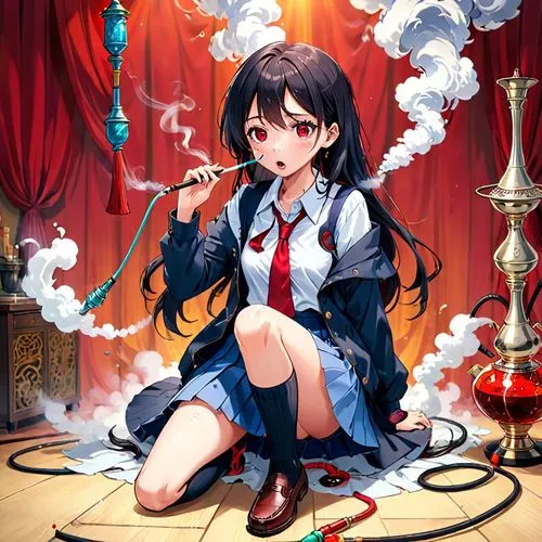 smoking girl,nue,kurumi,yamashiro,tsukiko,smoking cigar,tsugumi,smoker,haruhi,cigar,pipe smoking,smoke dancer,ushio,kantai collection sailor,smoke background,kashima,ciel,cigarette girl,guqin,shigure,Anime,Anime,Traditional