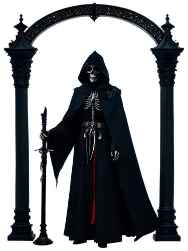 grim reaper,grimm reaper,scythe,reaper,death god,imperial coat,vax figure,magistrate,skeleton key,undead warlock,3d figure,vanitas,archimandrite,dance of death,sepulchre,nuncio,pall-bearer,hooded man,count,mortuary temple,Photography,Fashion Photography,Fashion Photography 14