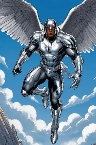 darkhawk,shadowhawk,silver surfer,archangel,the archangel,quicksilver,Illustration,American Style,American Style 13