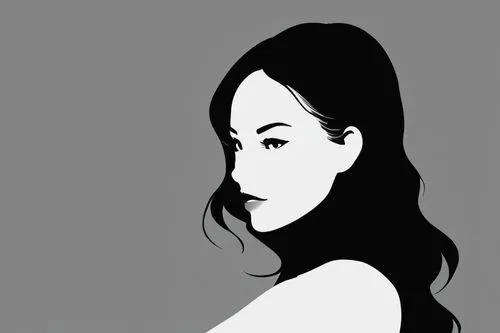 woman silhouette,women silhouettes,japanese woman,girl in a long,asian woman,girl on a white background,digital illustration,silhouette art,vector illustration,perfume bottle silhouette,woman portrait,fashion illustration,vector art,girl portrait,han thom,digital drawing,mari makinami,vietnamese woman,girl drawing,fashion vector,Illustration,Black and White,Black and White 33