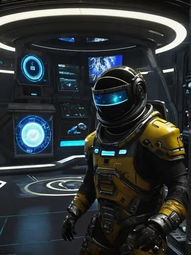 dark blue and gold,yellow and blue,research station,nebula guardian,aurora yellow,patrols,stud yellow,alien warrior,sci fi surgery room,yellow and black,sci - fi,sci-fi,yellow-gold,sci fi,bumblebee,gas planet,aquanaut,hospital landing pad,robot in space,hub,Art,Classical Oil Painting,Classical Oil Painting 07