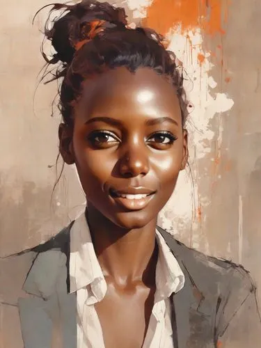 girl portrait,portrait of a girl,digital painting,woman portrait,african woman,artist portrait,young woman,face portrait,portrait of a woman,maria bayo,portrait,bloned portrait,sighetu marmatiei,young lady,world digital painting,girl with cloth,girl studying,painting technique,portrait background,portait