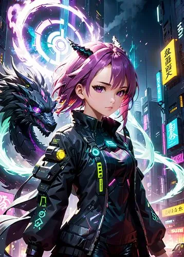 cyberpunk,uruburu,meteora,shinjuku,cg artwork,magna,cyborg,shibuya,piko,game illustration,cyber,yukio,persona,ultraviolet,monsoon banner,nora,sci fiction illustration,fuki,umeda,gangneoung,Anime,Anime,Realistic