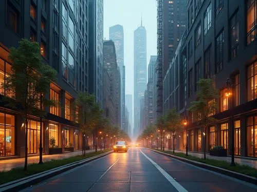 city highway,new york streets,city scape,cityscapes,urban landscape,streetscapes,streetscape,the street,manhattan,urbanity,pedestrianized,street view,street canyon,cityzen,tram road,urbanization,liveability,urbanworld,urbanist,evening city,Photography,General,Realistic