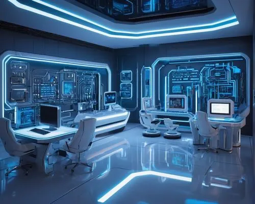 sci fi surgery room,computer room,the server room,ufo interior,computer workstation,data center,futuristic,cyberspace,control center,operating room,electronics,mri machine,ethernet hub,computer desk,computer art,medical technology,computer cluster,computed tomography,automation,surgery room,Unique,3D,Isometric