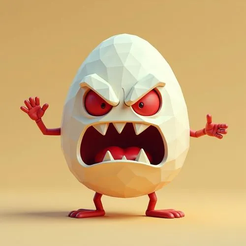 angry,angry man,eggan,scared eggs,don't get angry,egg face