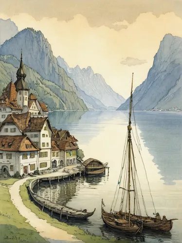 Traunsee,sognefjord,lake thun,lake lucerne region,flåm,fjords,thun,lake lucerne,fjord,thun lake,lysefjord,oberhofen castle,geirangerfjord,austro,nordland,lucerne,canton of glarus,geiranger,lake forgge