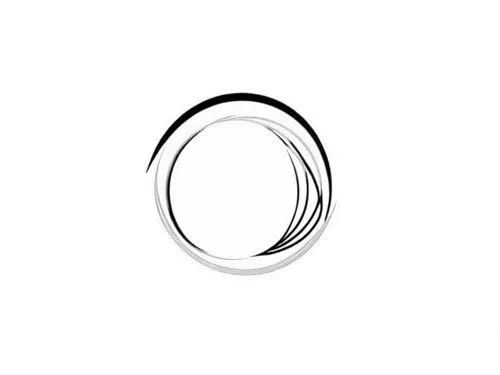 a black and white picture with circular object on top,circular ring,extension ring,annular,enso,split rings,standring,Design Sketch,Design Sketch,Rough Outline