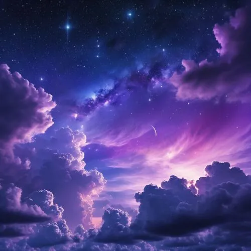 purple wallpaper,night sky,purple,nightsky,purple landscape,unicorn background,the night sky,sky,fairy galaxy,light purple,purple background,full hd wallpaper,wavelength,purple gradient,star sky,beautiful wallpaper,galactic,colorful stars,purple and pink,windows wallpaper,Photography,General,Realistic