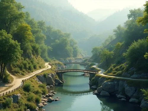 scenic bridge,dragon bridge,wooden bridge,hanging bridge,rivendell,adventure bridge,stone bridge,river landscape,road bridge,bridge,hangman's bridge,mountain road,highway bridge,eastern switzerland,mountain highway,angel bridge,old bridge,viola bridge,mountain river,ourthe,Photography,General,Realistic