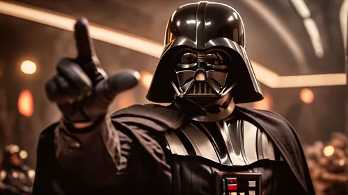 Darth Vader stopping bullets with one hand up palm facing camera, such as in the attached photo, photorealistic, v6, photographic quality,darth vader,vader,darth wader,imperial,empire,dark side,cg art