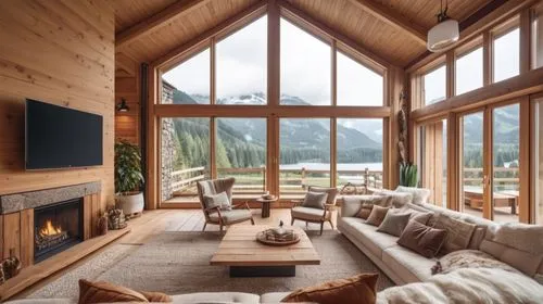 coziness,the cabin in the mountains,chalet,coziest,log home,warm and cozy,cozier,fire place,sunroom,alpine style,log cabin,cozy,wooden beams,living room,house in the mountains,livingroom,snow house,snohetta,log fire,clayoquot,Photography,General,Realistic