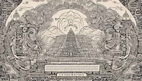 somtum,tirumala hamata,temples,bodhisattva,freemasonry,theravada buddhism,buddhist hell,yantra,jain temple,shakyamuni,cd cover,kundalini,entablature,white temple,tabernacle,cover,kharut pyramid,vipassana,vishuddha,vajrasattva,Illustration,Vector,Vector 21