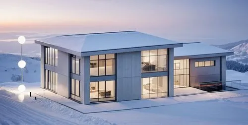 snowhotel,cubic house,winter house,snow house,snohetta,cube stilt houses,glickenhaus,cube house,snow roof,electrohome,verbier,flaine,nendaz,valdres,modern house,simmen,chalet,gaggenau,mountain hut,passivhaus,Photography,General,Realistic